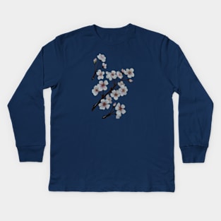 Almond blossoms Kids Long Sleeve T-Shirt